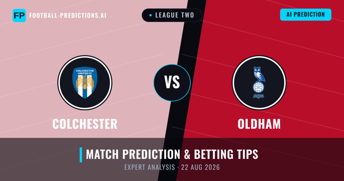 Colchester vs Oldham — match prediction & preview