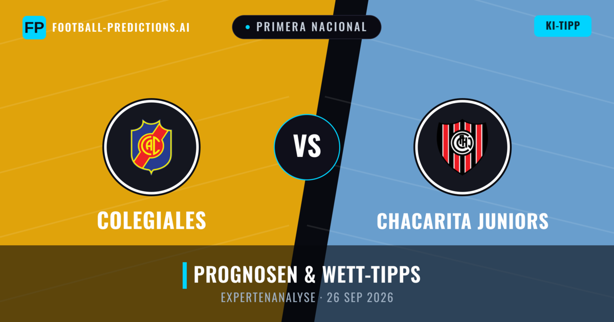 Colegiales vs Chacarita Juniors — Prognose und Spielvorschau