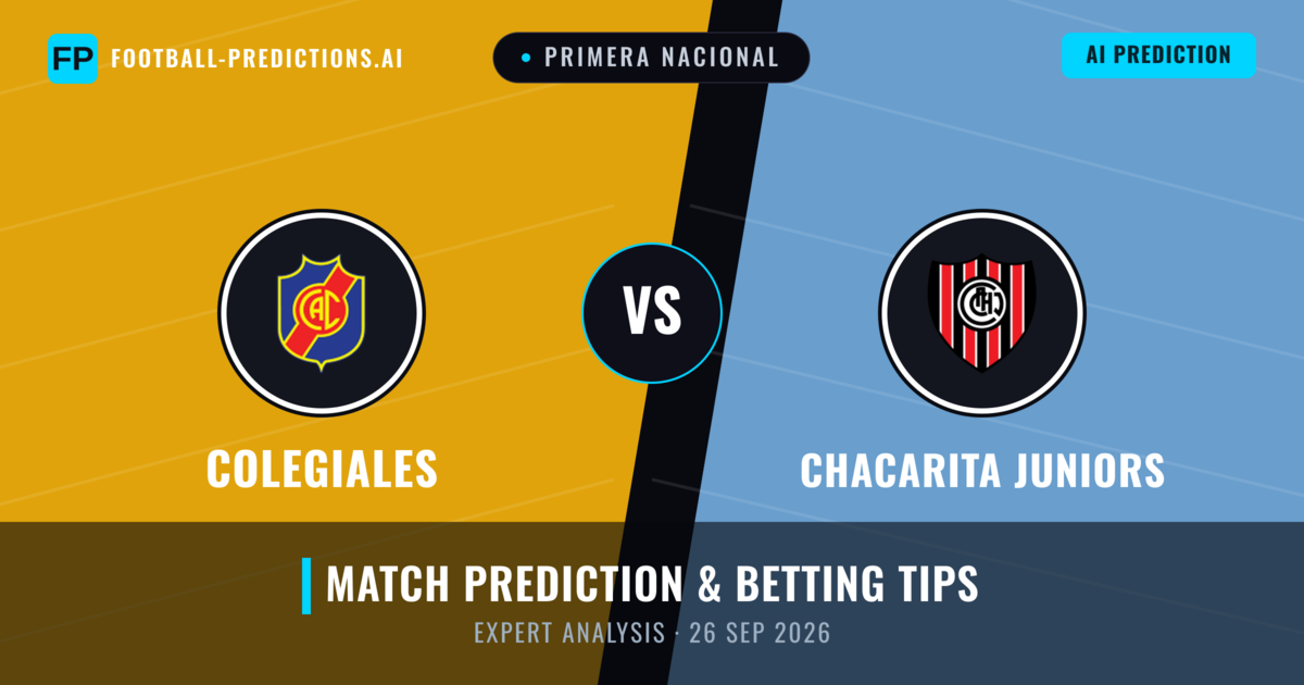Colegiales vs Chacarita Juniors — match prediction & preview