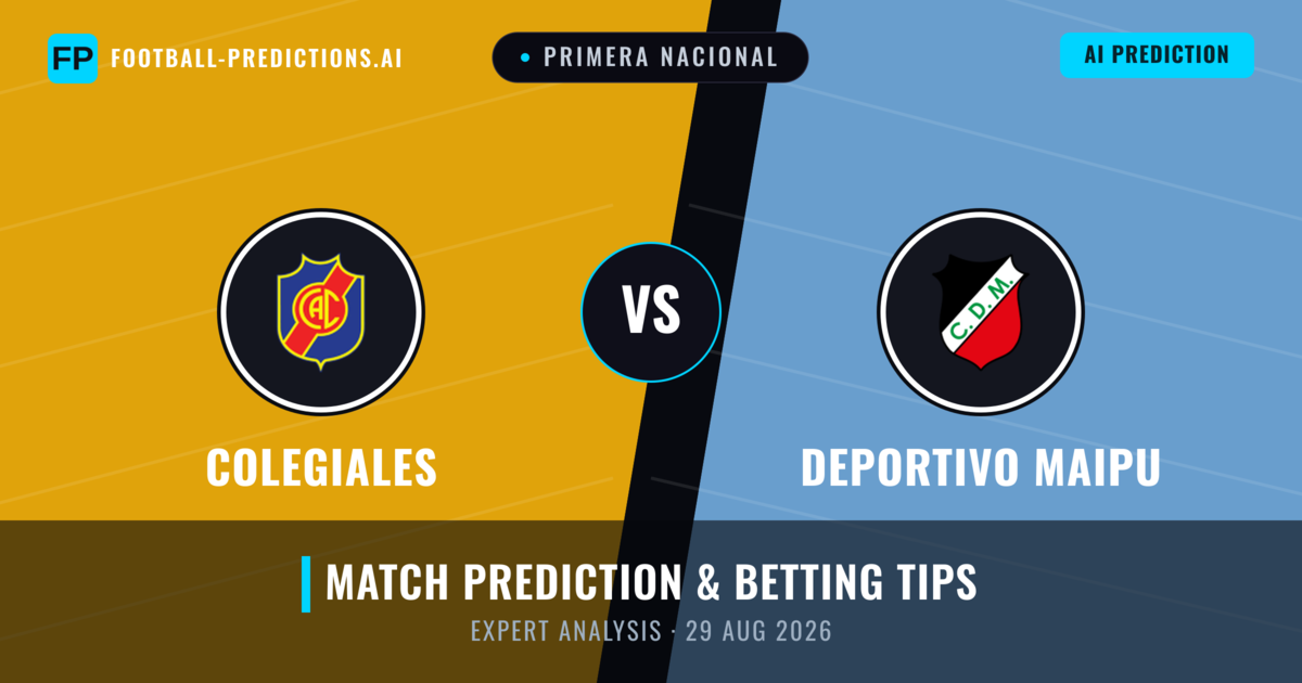 Colegiales vs Deportivo Maipu — match prediction & preview