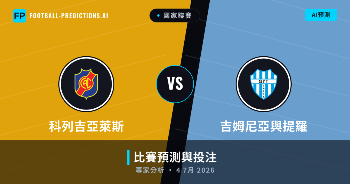 科列吉亞萊斯 vs 吉姆尼亞與提羅 — 比赛预测和前瞻