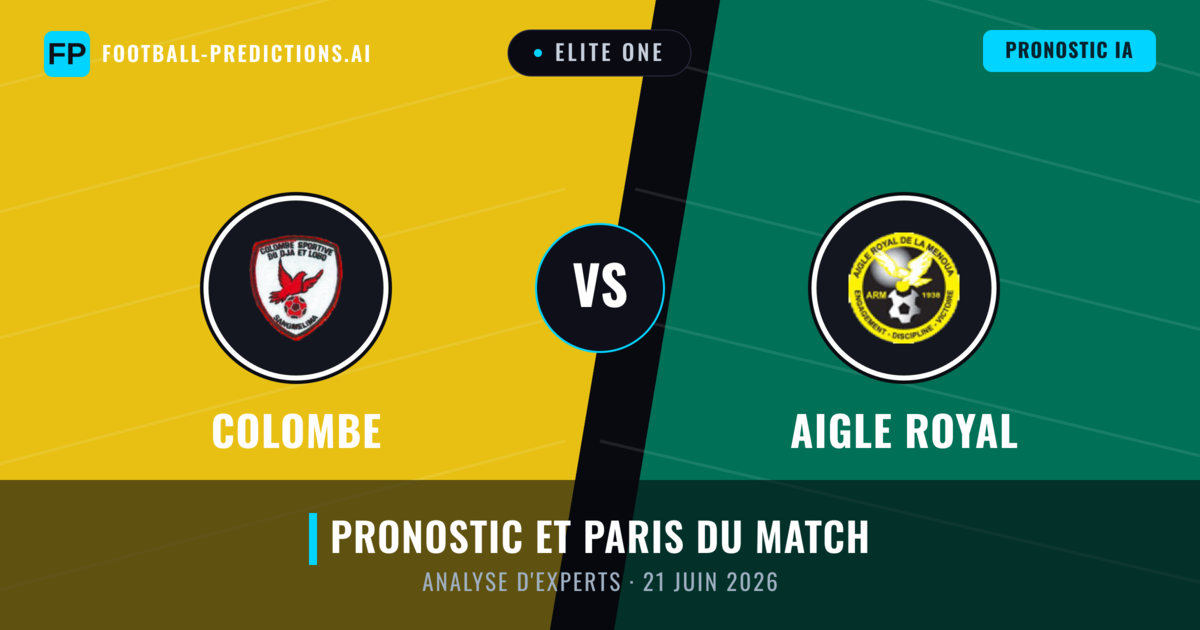 Colombe vs Aigle Royal — pronostic et avant-match