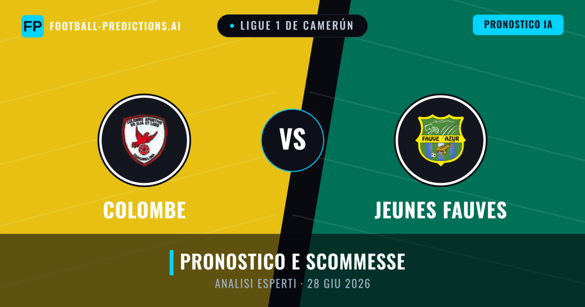 Colombe vs Jeunes Fauves — pronostico e anteprima del match