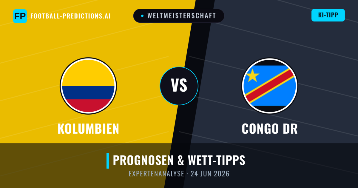 Kolumbien vs Congo DR — Prognose und Spielvorschau