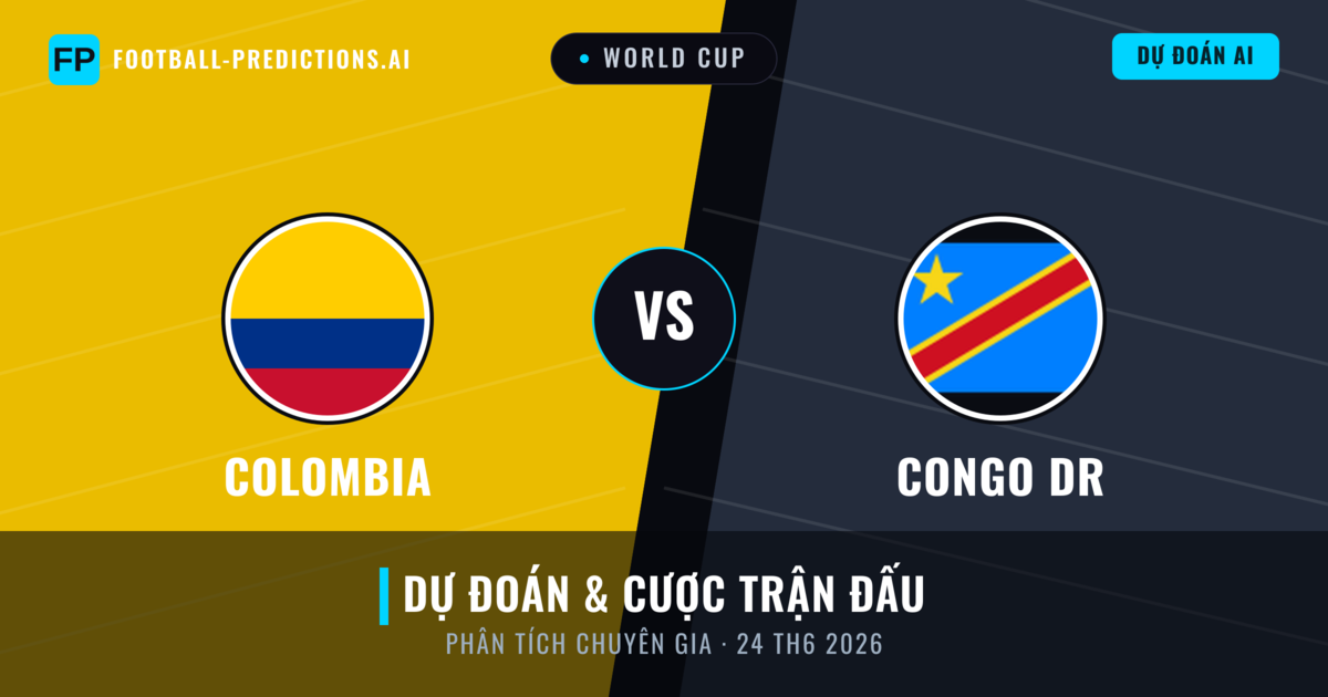 Colombia vs Congo DR — dự đoán và xem trước trận đấu
