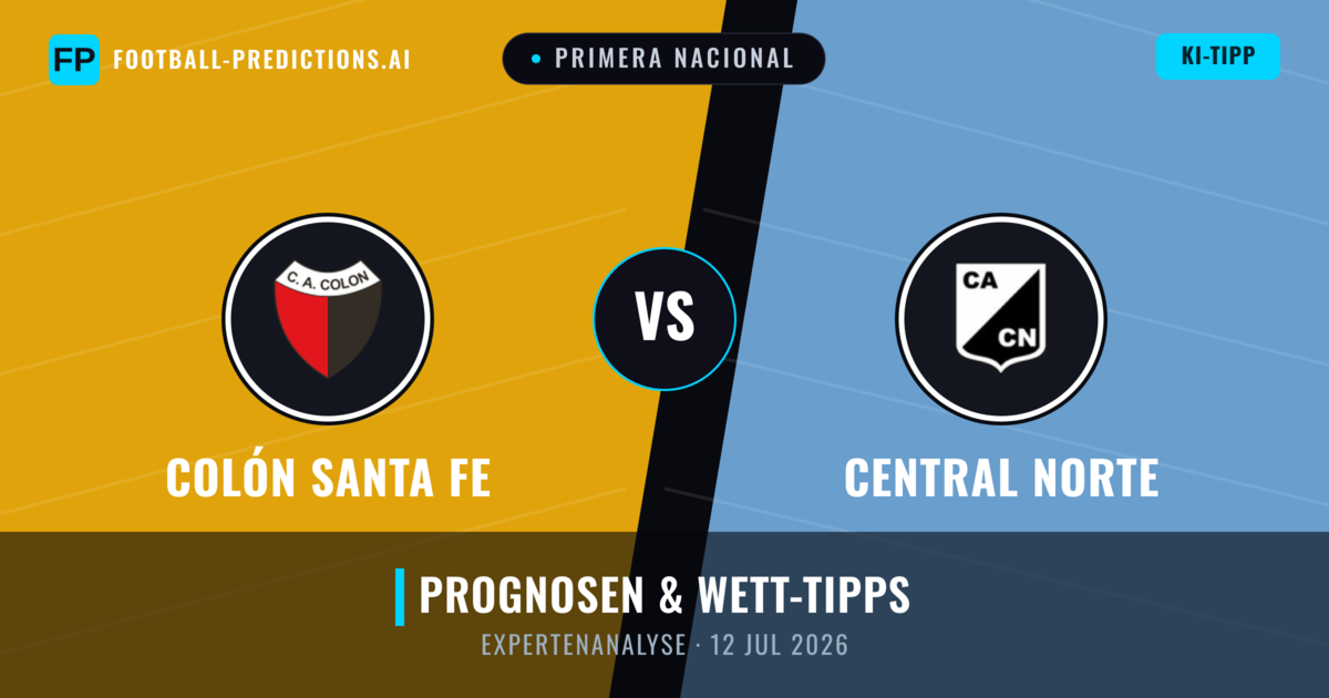 Colón Santa Fe vs Central Norte — Prognose und Spielvorschau