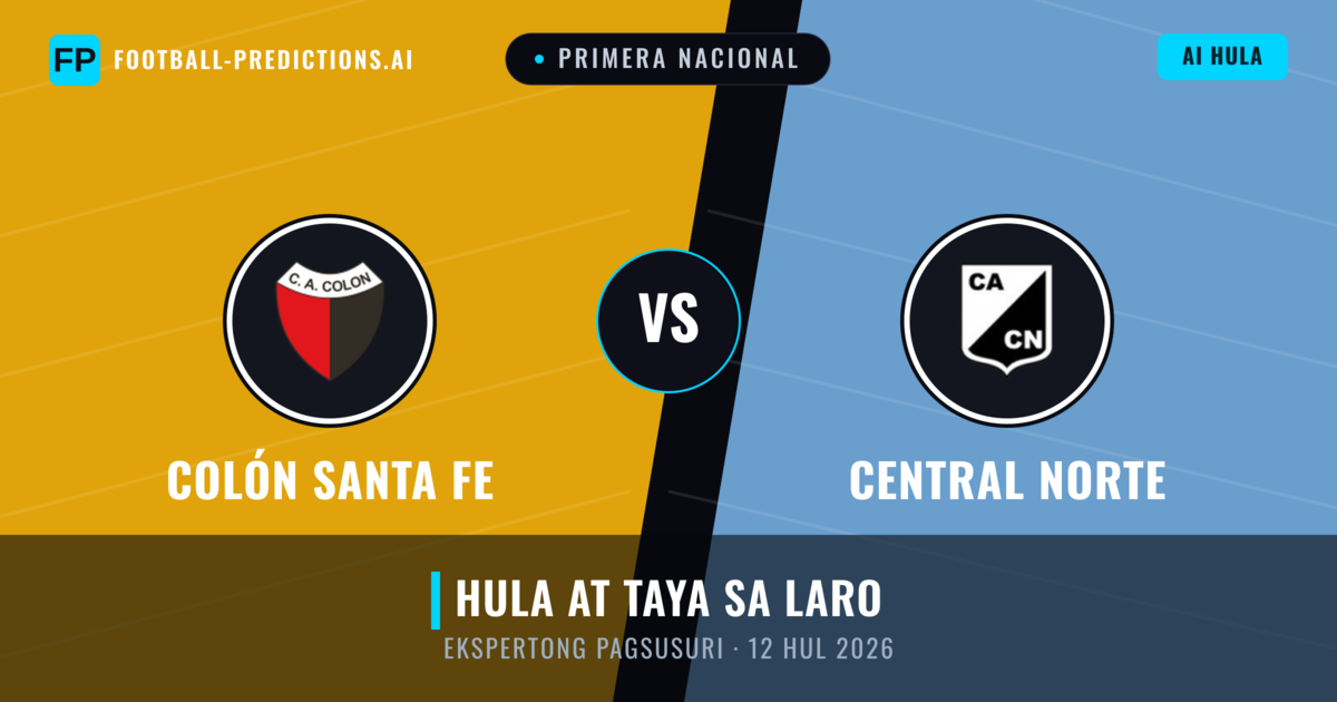 Colón Santa Fe vs Central Norte — hula at preview ng laban