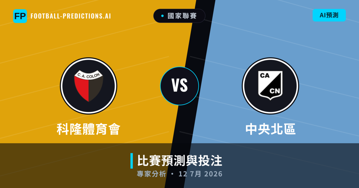 科隆體育會 vs 中央北區 — 比赛预测和前瞻