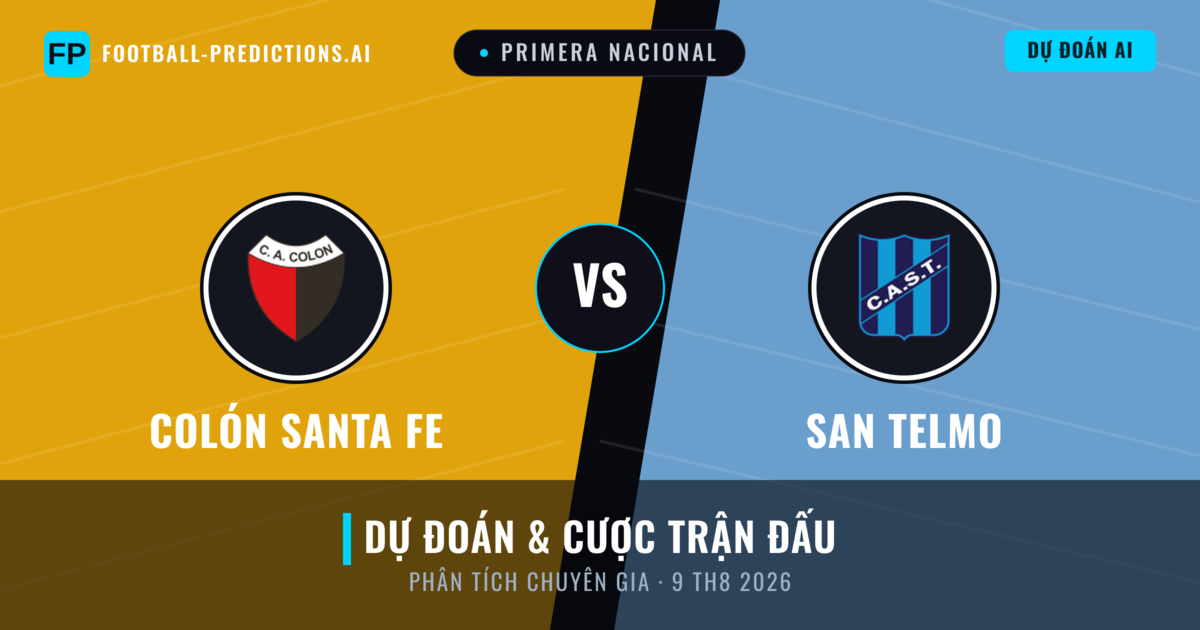 Colón Santa Fe vs San Telmo — dự đoán và xem trước trận đấu
