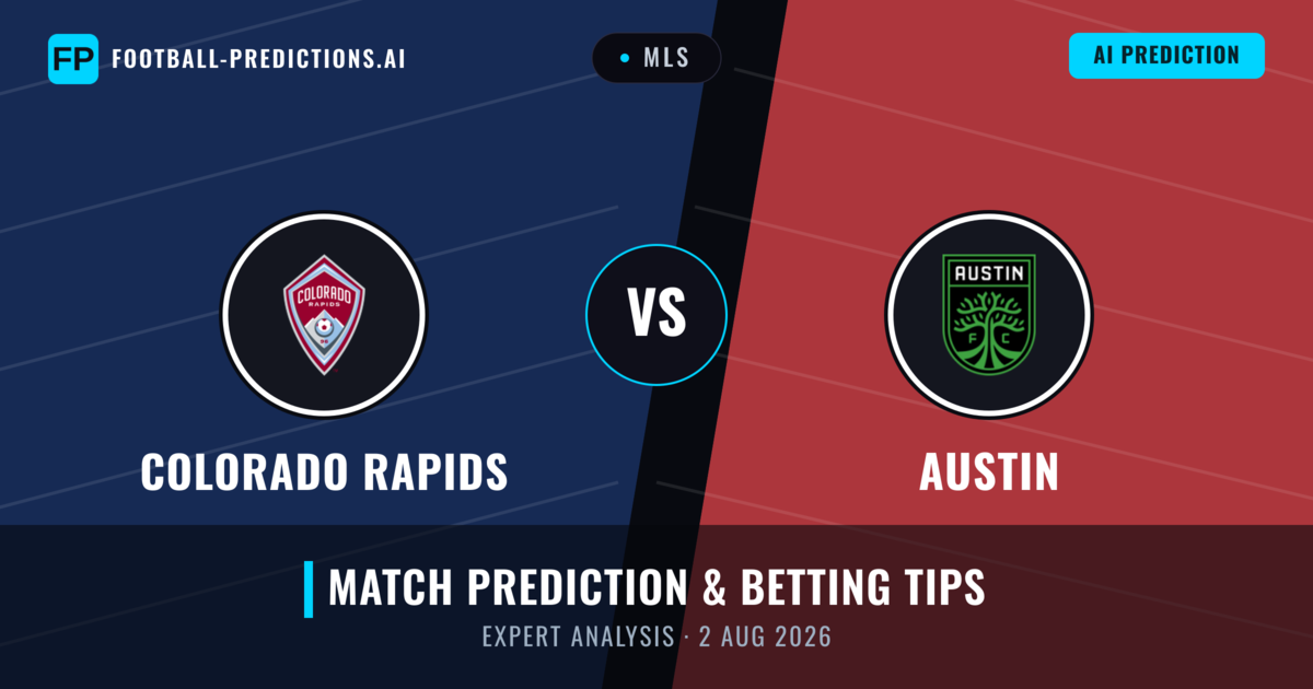 Colorado Rapids vs Austin — match prediction & preview