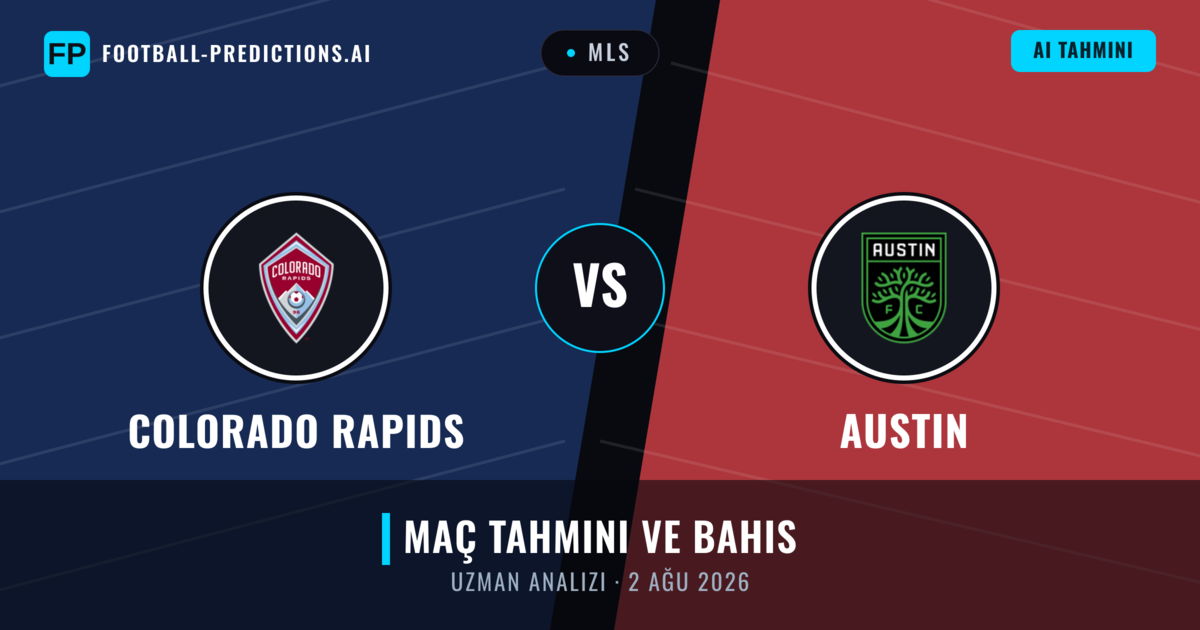 Colorado Rapids - Austin — maç tahmini ve önizleme