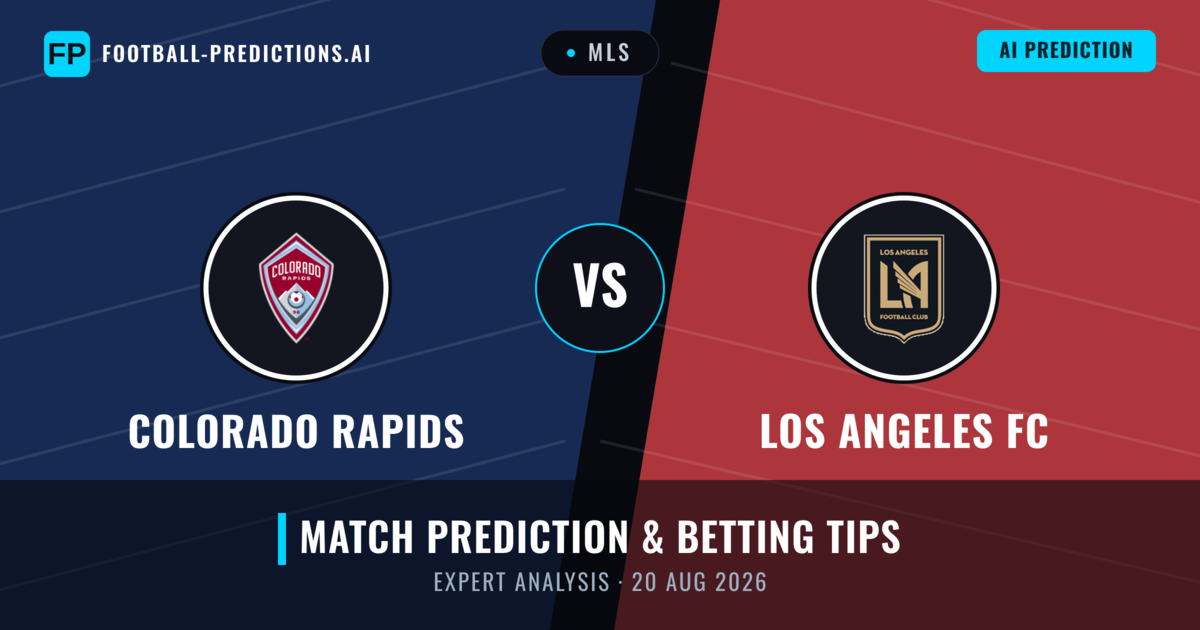 Colorado Rapids vs Los Angeles FC — match prediction & preview