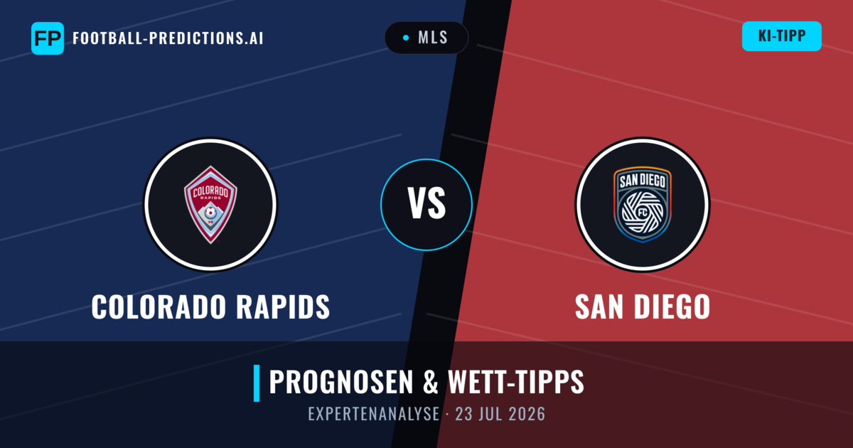 Colorado Rapids vs San Diego — Prognose und Spielvorschau
