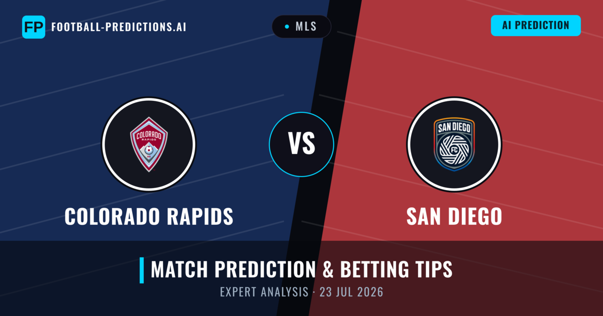 Colorado Rapids vs San Diego — match prediction & preview