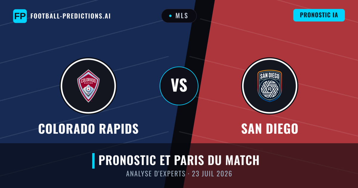 Colorado Rapids vs San Diego — pronostic et avant-match