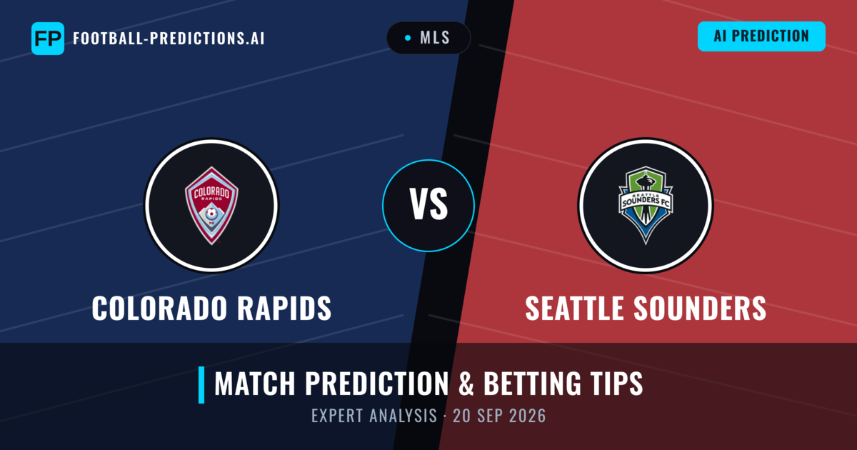 Colorado Rapids vs Seattle Sounders — match prediction & preview