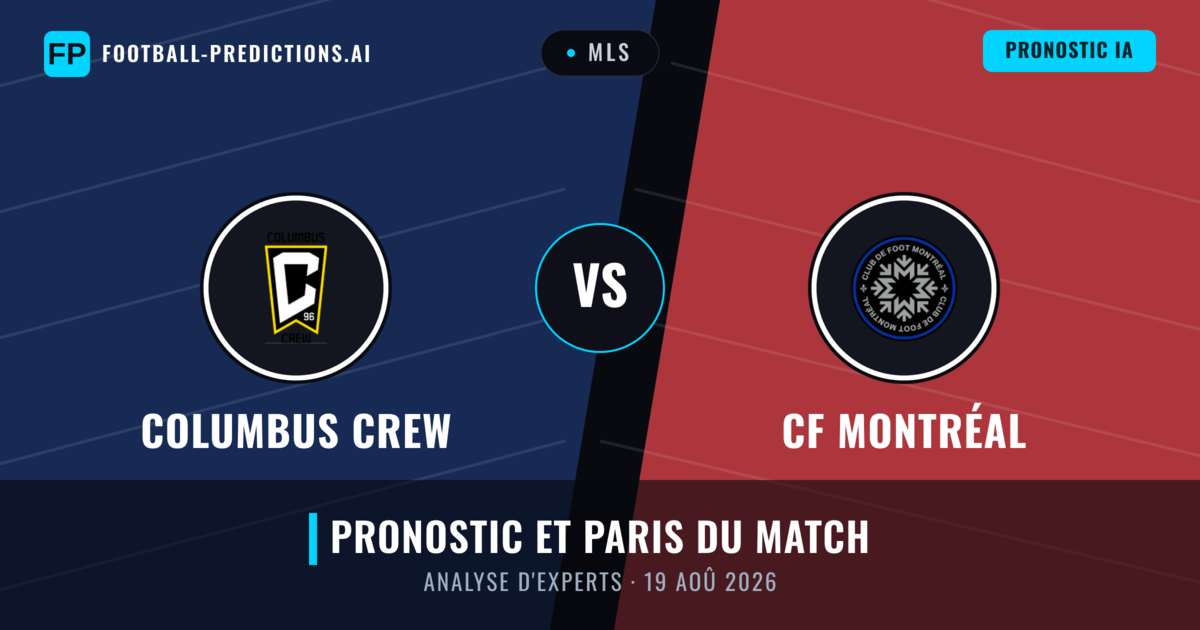 Columbus Crew vs CF Montréal — pronostic et avant-match