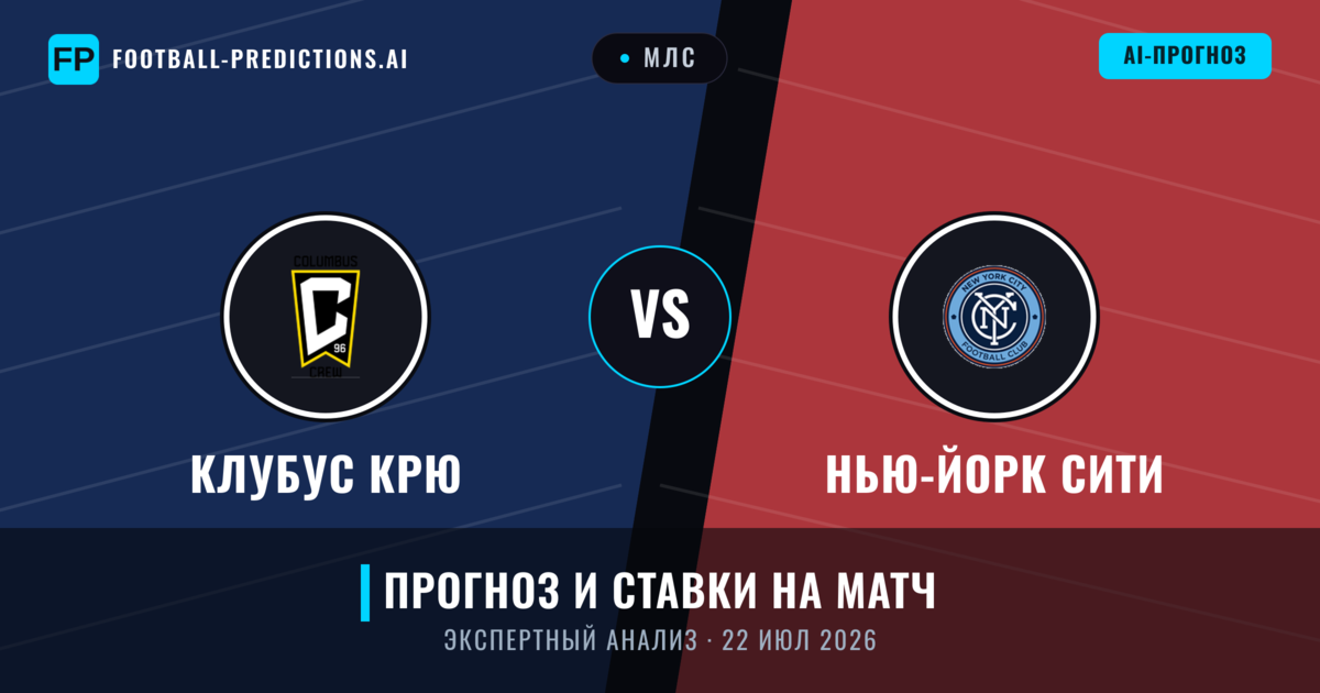 Клубус Крю – Нью-Йорк Сити — прогноз и превью матча