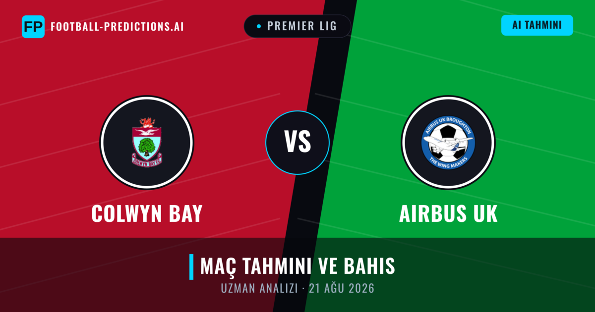Colwyn Bay - Airbus UK — maç tahmini ve önizleme