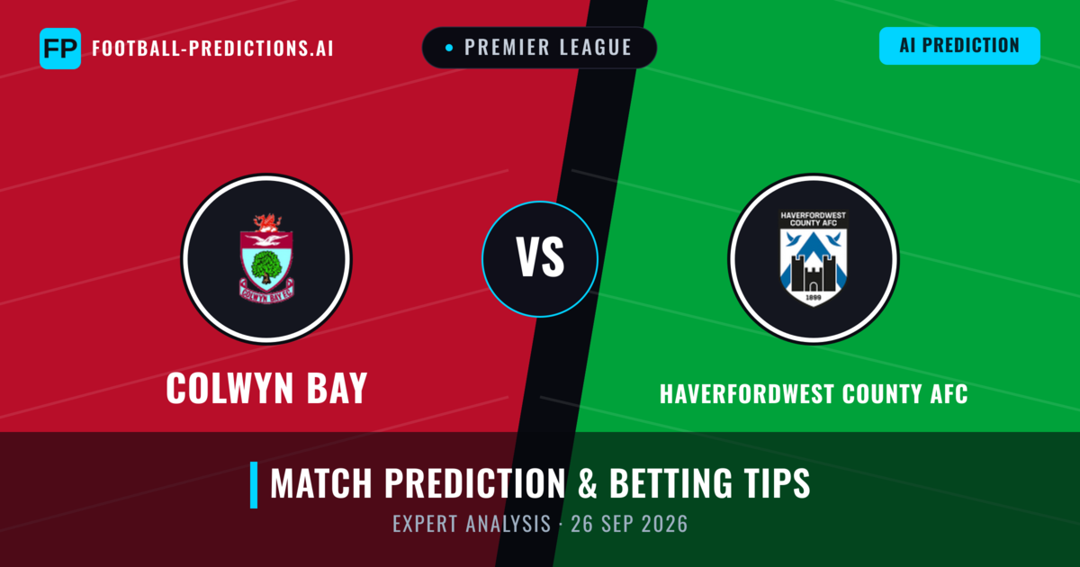 Colwyn Bay vs Haverfordwest County AFC — match prediction & preview