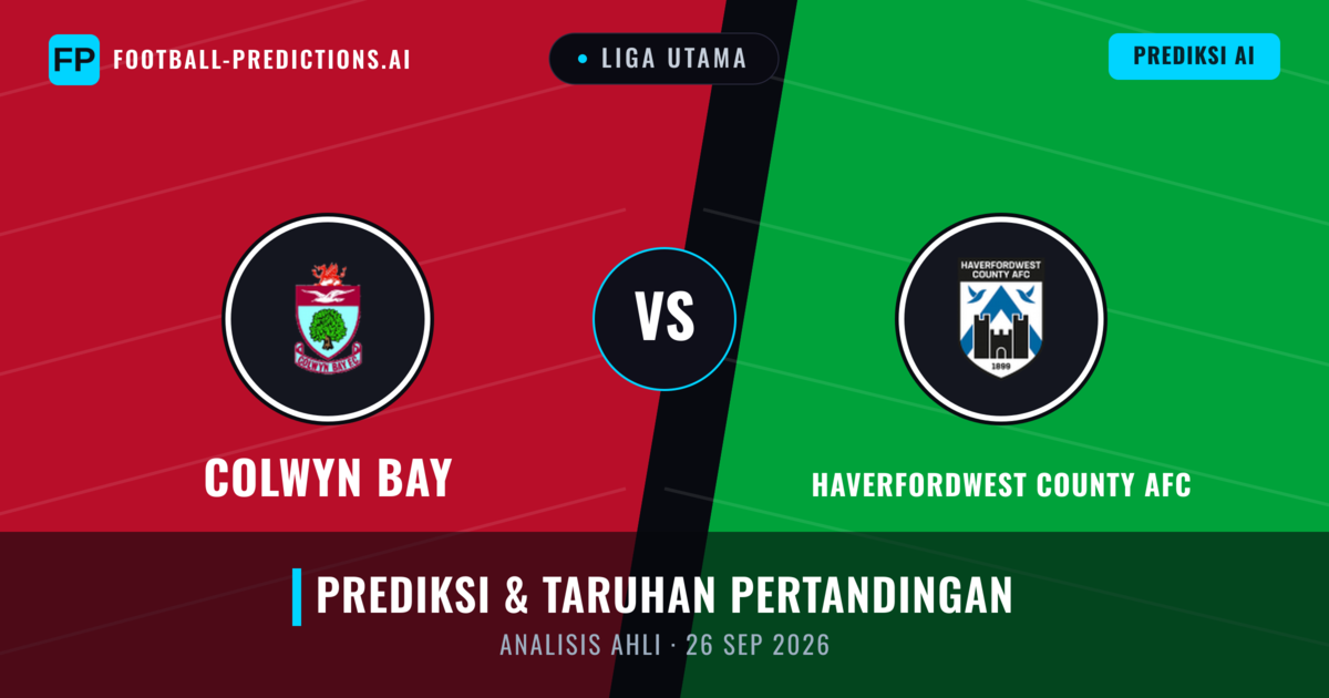 Colwyn Bay vs Haverfordwest County AFC — prediksi dan pratinjau pertandingan