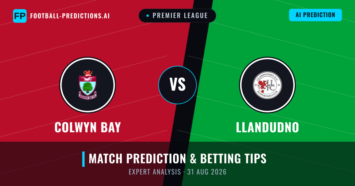 Colwyn Bay vs Llandudno — match prediction & preview