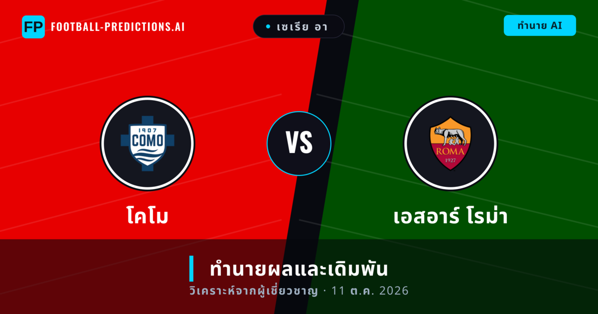 โคโม พบ เอสอาร์ โรม่า — ทำนายผลและพรีวิวการแข่งขัน