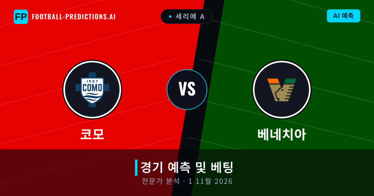 코모 대 베네치아 — 경기 예측 및 프리뷰