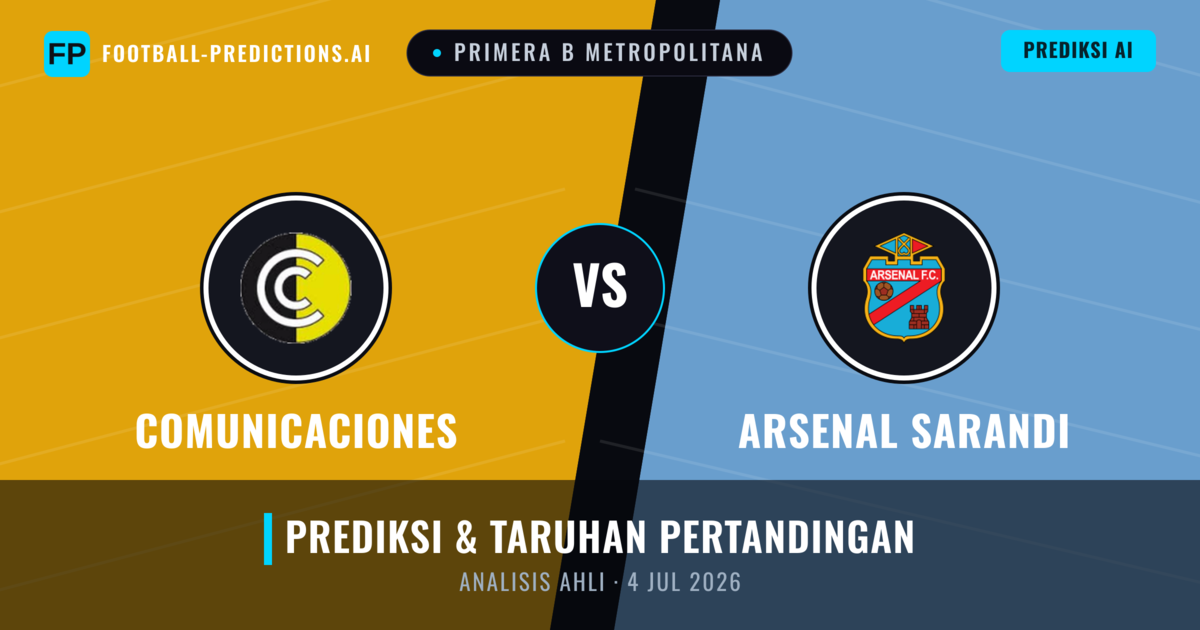 Comunicaciones vs Arsenal Sarandí — prediksi dan pratinjau pertandingan