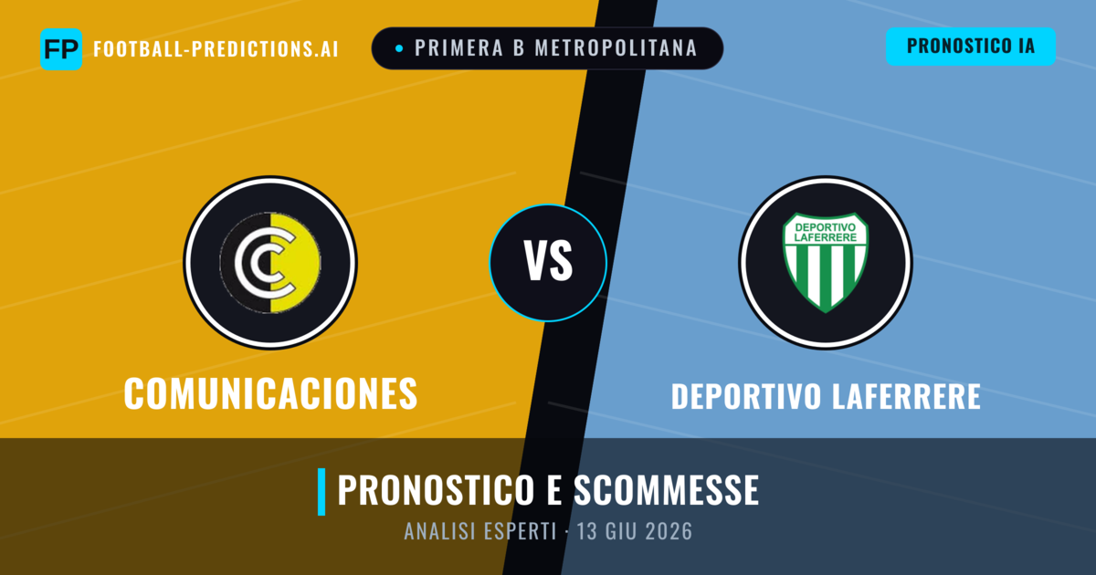 Comunicaciones vs Deportivo Laferrere — pronostico e anteprima del match