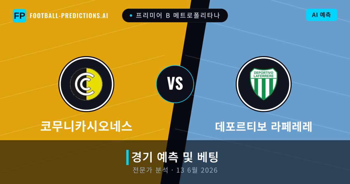 코무니카시오네스 대 데포르티보 라페레레 — 경기 예측 및 프리뷰