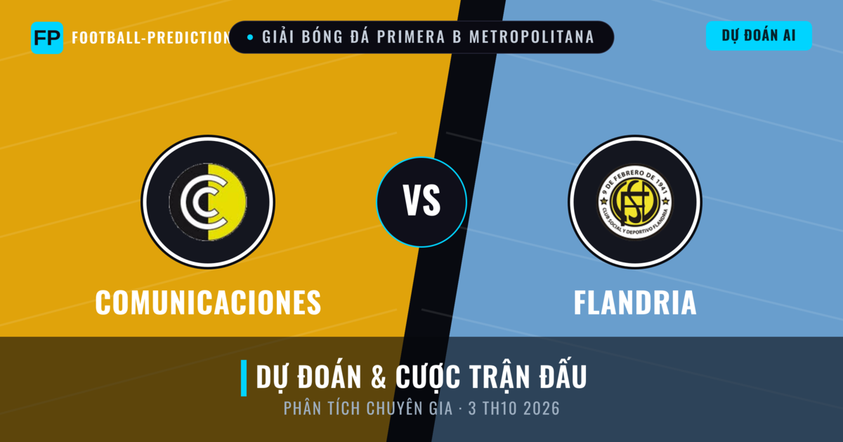 Comunicaciones vs Flandria — dự đoán và xem trước trận đấu