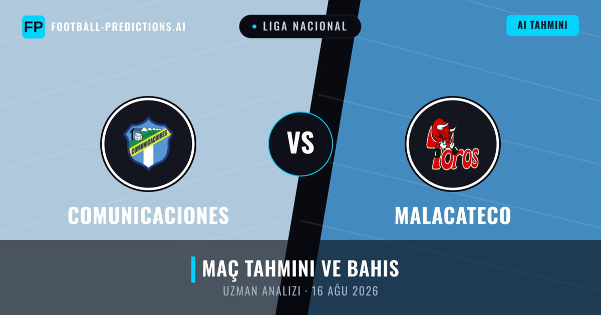 Comunicaciones - Malacateco — maç tahmini ve önizleme