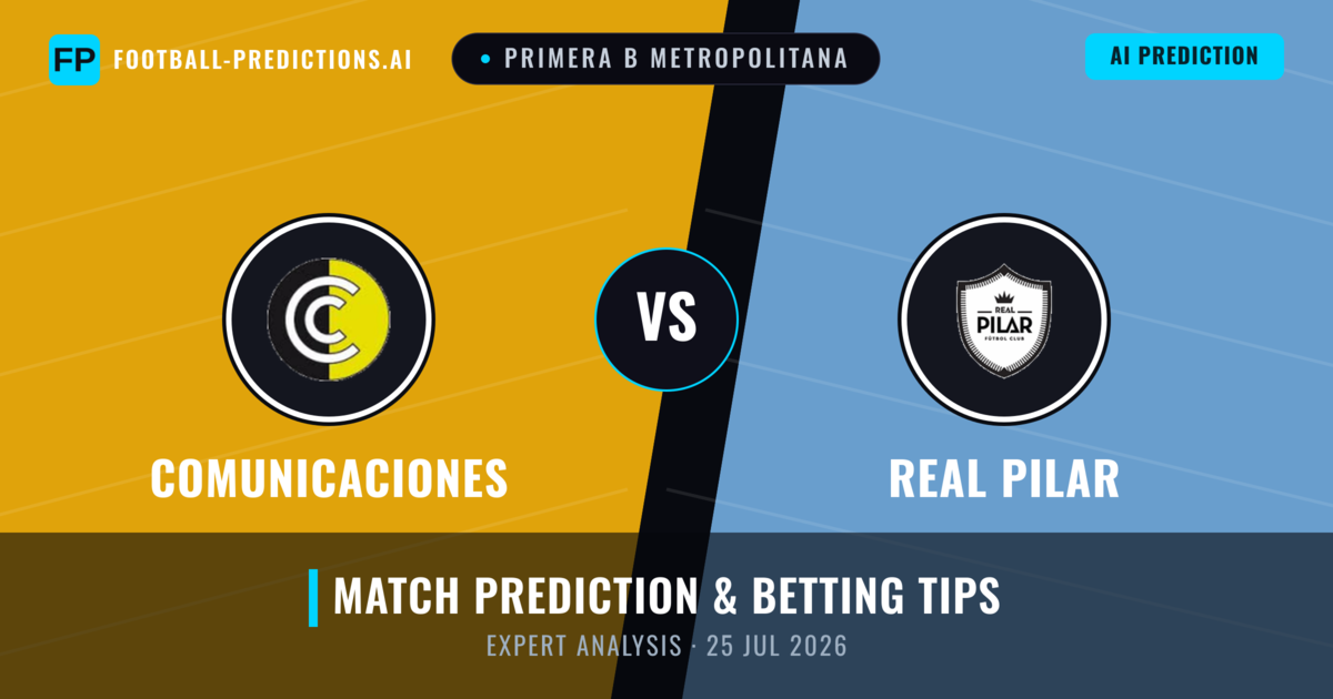 Comunicaciones vs Real Pilar — match prediction & preview