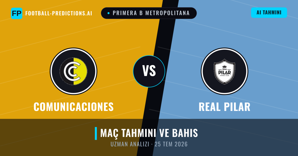 Comunicaciones - Real Pilar — maç tahmini ve önizleme