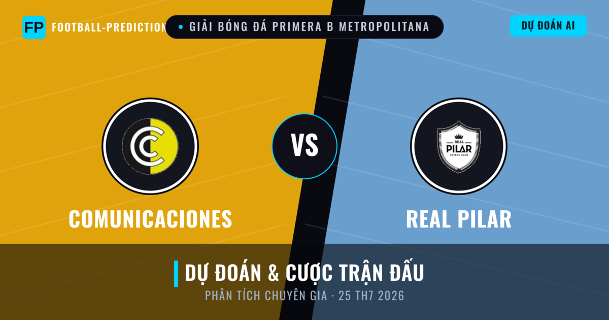 Comunicaciones vs Real Pilar — dự đoán và xem trước trận đấu