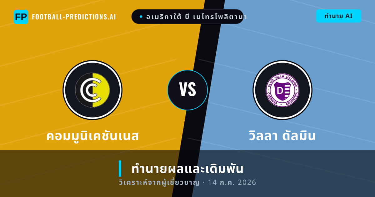 คอมมูนิเคชันเนส พบ วิลลา ดัลมิน — ทำนายผลและพรีวิวการแข่งขัน