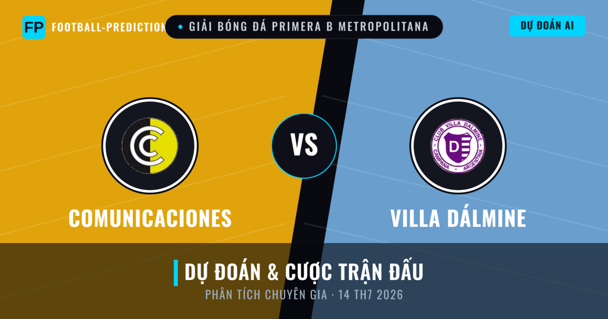Comunicaciones vs Villa Dálmine — dự đoán và xem trước trận đấu