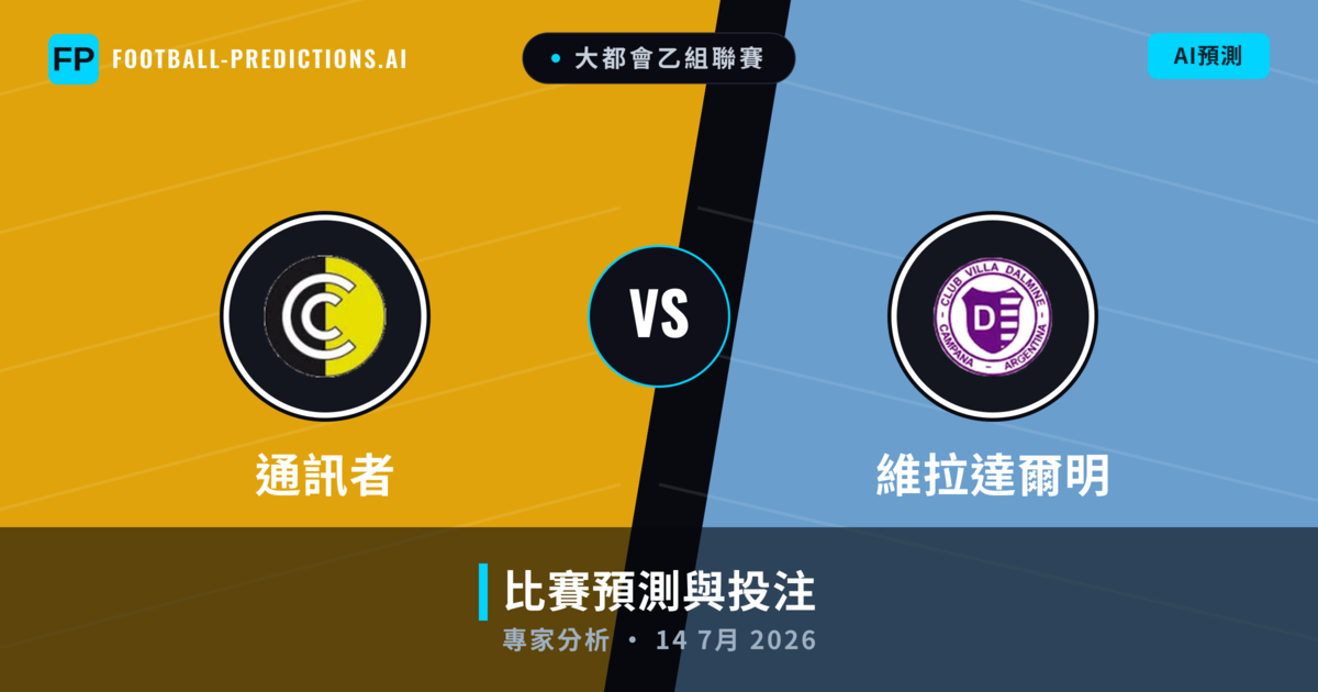 通訊者 vs 維拉達爾明 — 比赛预测和前瞻