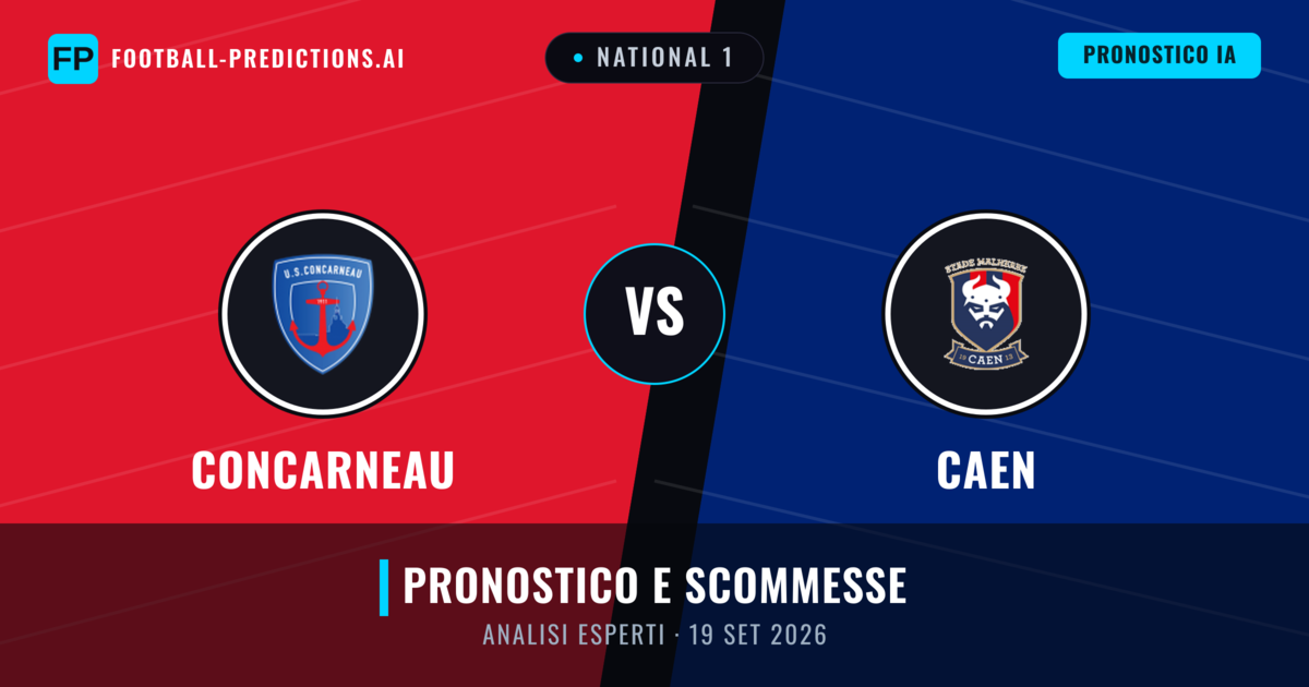Concarneau vs Caen — pronostico e anteprima del match
