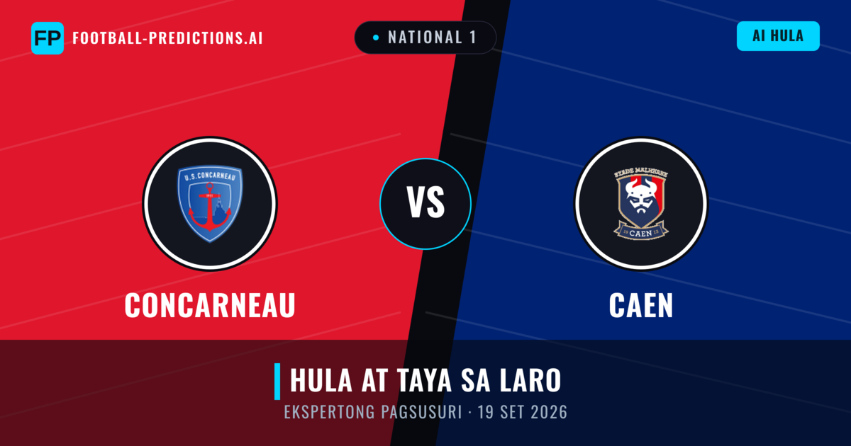 Concarneau vs Caen — hula at preview ng laban