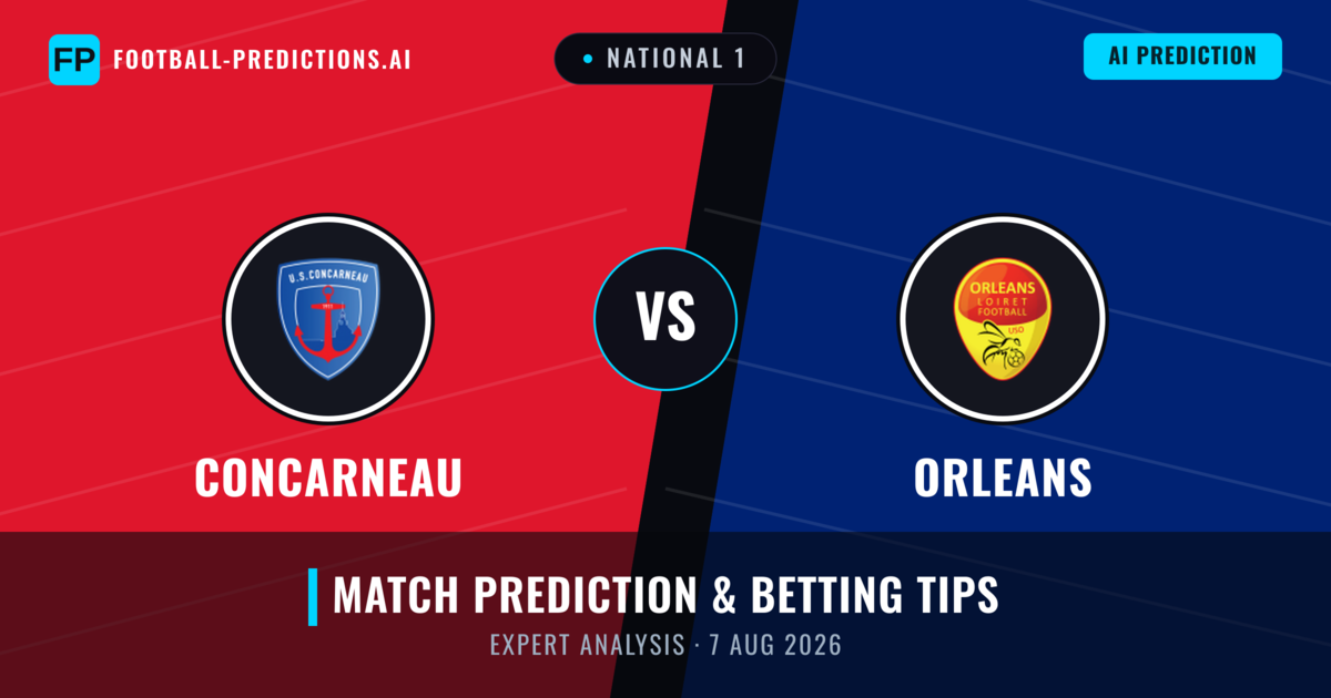 Concarneau vs Orleans — match prediction & preview