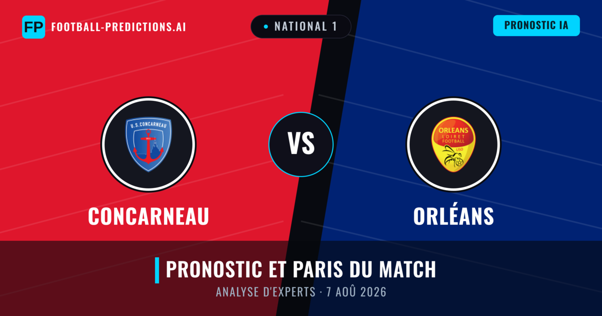 Concarneau vs Orléans — pronostic et avant-match