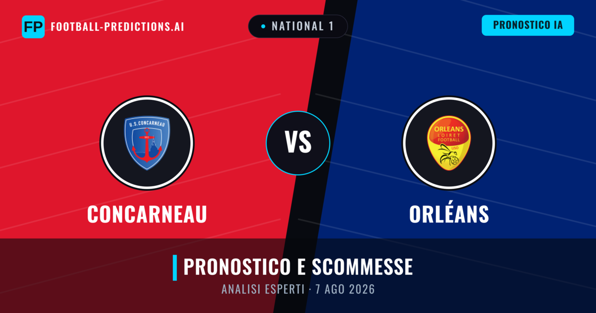 Concarneau vs Orléans — pronostico e anteprima del match