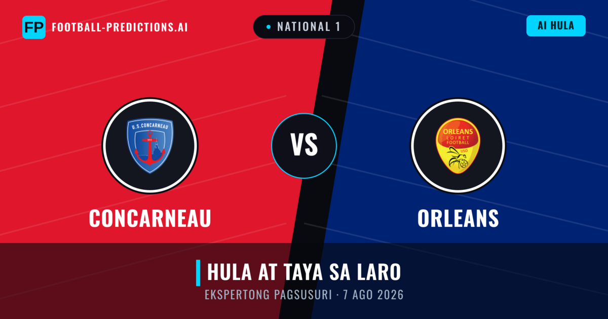 Concarneau vs Orleans — hula at preview ng laban