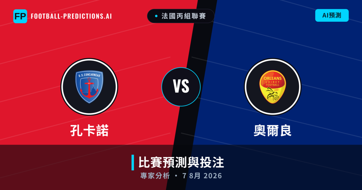 孔卡諾 vs 奧爾良 — 比赛预测和前瞻