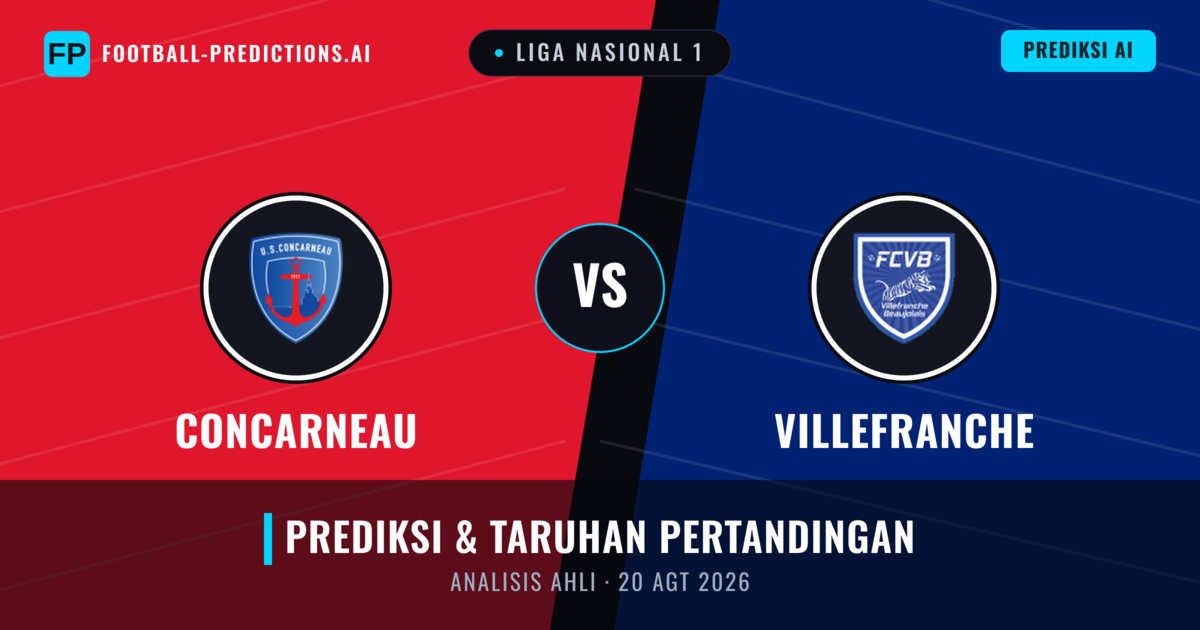Concarneau vs Villefranche — prediksi dan pratinjau pertandingan