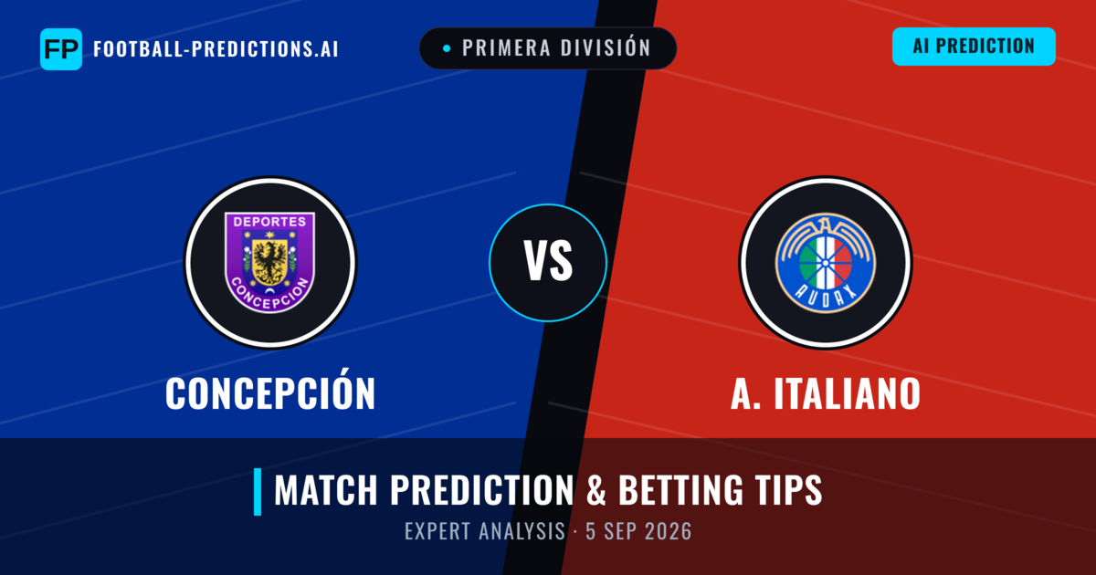 Concepción vs A. Italiano — match prediction & preview