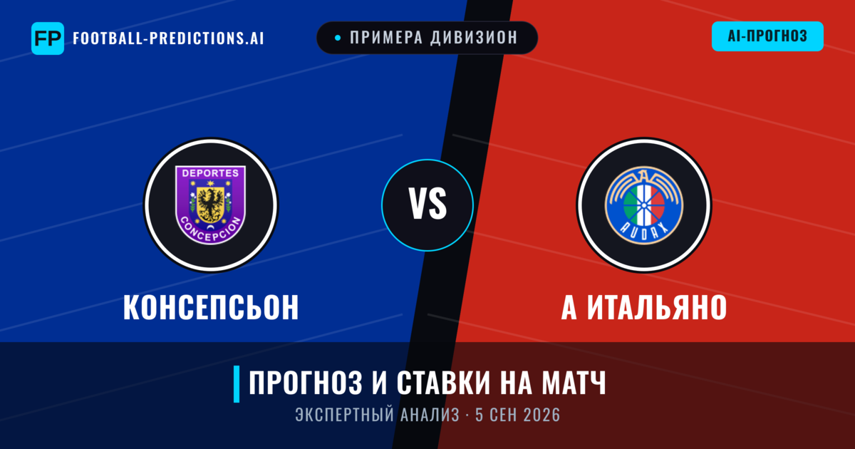Консепсьон – А Итальяно — прогноз и превью матча