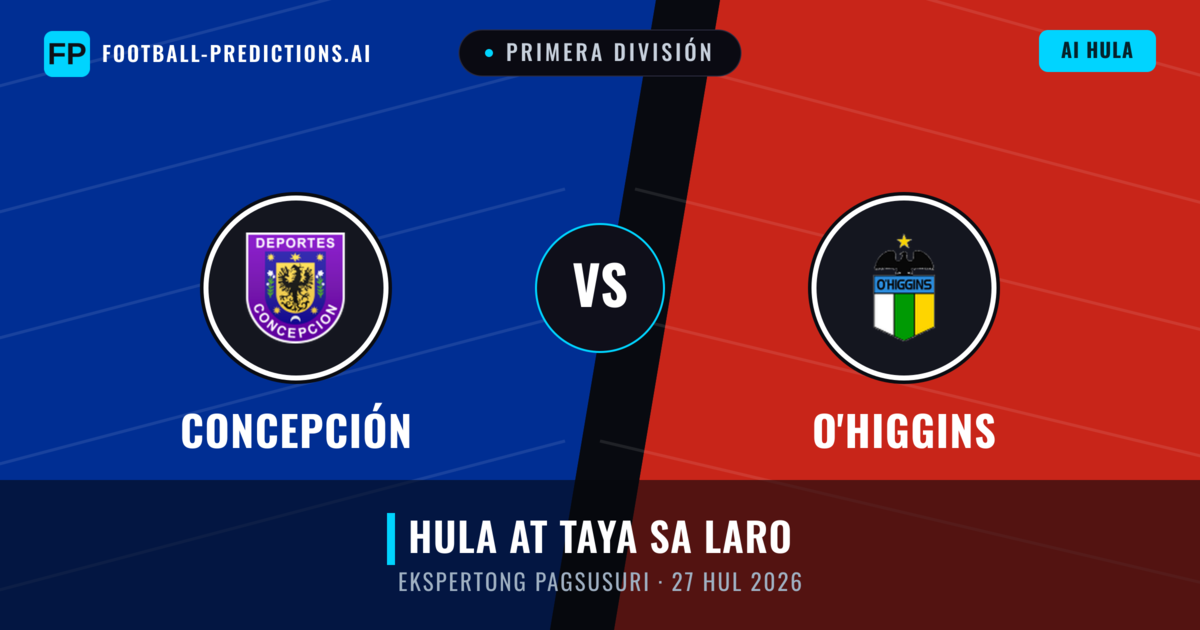 Concepción vs O'Higgins — hula at preview ng laban